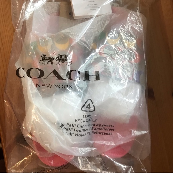 🌈Coach Uli Sport Slide In Rainbow Signature Canvas *Special Edition* 7 8 10 11 - Picture 9 of 9